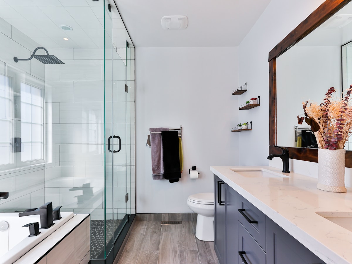 A beautifully finished bathroom by Anchor Plumbing