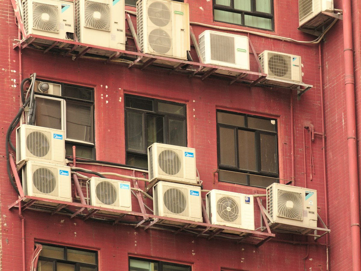 New AC condenser installation
